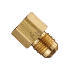 brass compression to flare adapter