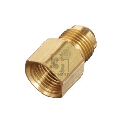 brass female flare to male flare