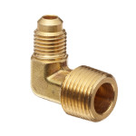 brass flare to mips 90 degree fitting